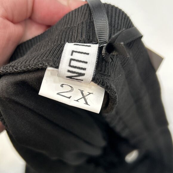 Nikki Lund Womens Size 2X Black Full Sequin Drawstring Pull On Pants Joggers NWT - Picture 7 of 12